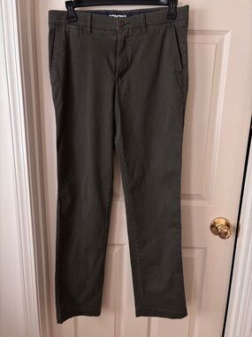 Sonoma Men's Olive Chino Pants - Dark Olive